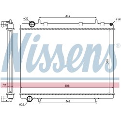 Radiator NISSENS 63601 OE Ref 1330.W4 NISSENS