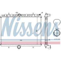 Radiator NISSENS 63621A OE Ref 133368 NISSENS