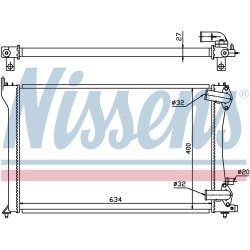 Radiator NISSENS 63701 OE Ref 1331.AA NISSENS