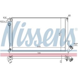 Radiator NISSENS 63731 OE Ref 1301.GA NISSENS