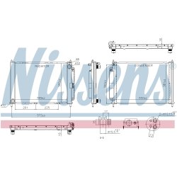 Cooler Module Radiator NISSENS 637654 OE Ref 8200369308 NISSENS