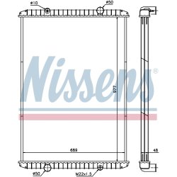Radiator NISSENS 637750 OE Ref 50 01 848 515