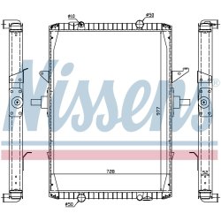Radiator NISSENS 63775A OE Ref 50 01 848 515