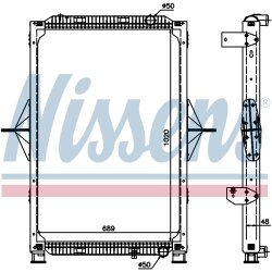 Radiator NISSENS 63778A OE Ref 50 10 619 446