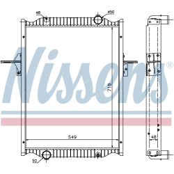 Radiator NISSENS 63782A OE Ref 50 10 315 825