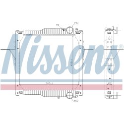 Radiator NISSENS 63784 OE Ref 50 01 873 311