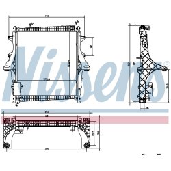 Radiator NISSENS 637875 OE Ref 50 10 619 143