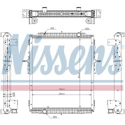 Radiator NISSENS 637878 OE Ref 7421675473