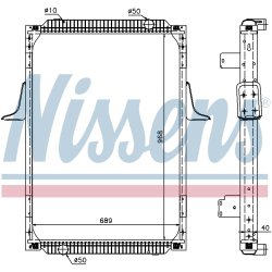 Radiator NISSENS 63787A OE Ref 50 01 856 789