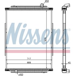 Radiator NISSENS 637880 OE Ref 5001859150