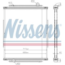 Radiator NISSENS 637890 OE Ref 50 01 859 152