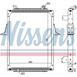 Radiator NISSENS 637892 OE Ref 50 01 864 775