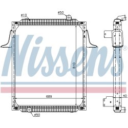Radiator NISSENS 63789A OE Ref 50 01 859 152