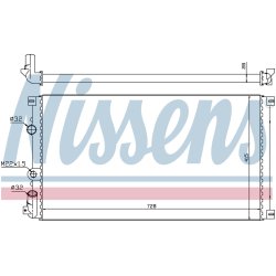 Radiator NISSENS 63812A OE Ref 21400-00QAM NISSENS