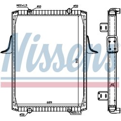 Radiator NISSENS 63821A OE Ref 50 10 315 639