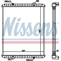 Radiator NISSENS 638490 OE Ref 5010230484