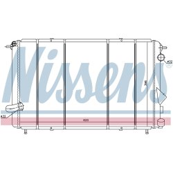 Radiator NISSENS 63876 OE Ref 60 25 101 341