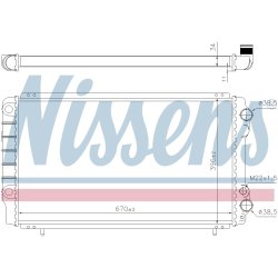 Radiator NISSENS 63912A OE Ref 4502477 NISSENS
