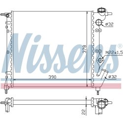 Radiator NISSENS 63929 OE Ref 77 00 805 486 NISSENS