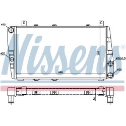 Radiator NISSENS 64011 OE Ref 115610502 NISSENS