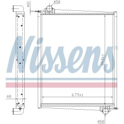 Radiator NISSENS 64068A OE Ref 10570482