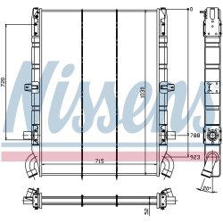 Radiator NISSENS 64074 OE Ref 1321888