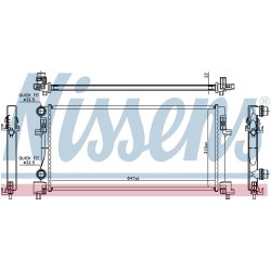 Radiator NISSENS 64106 OE Ref 5Q0121251EC NISSENS