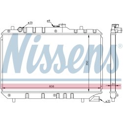 Radiator NISSENS 64168 OE Ref 1770062G00
