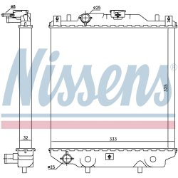 Radiator NISSENS 64174A OE Ref 17700-60D41 NISSENS