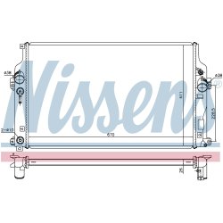 Radiator NISSENS 646865 OE Ref 1640026411 NISSENS