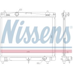 Radiator NISSENS 646877 OE Ref 1640021270 NISSENS