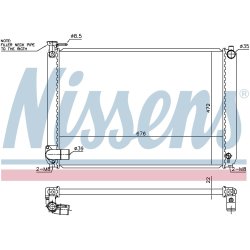 Radiator NISSENS 646913 OE Ref 16041-20353 NISSENS