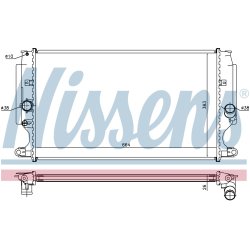 Radiator NISSENS 64693 OE Ref 16400-0R061 NISSENS