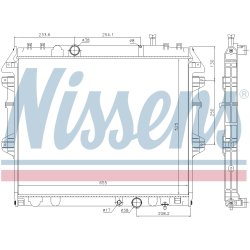 Radiator NISSENS 646939 OE Ref 164000L250 NISSENS