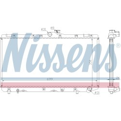 Radiator NISSENS 64746A OE Ref 16400-64631 NISSENS