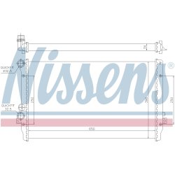 Radiator NISSENS 65012 OE Ref 1J0.121.253 AC NISSENS