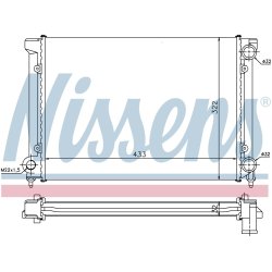 Radiator NISSENS 651651 OE Ref 353121253T NISSENS