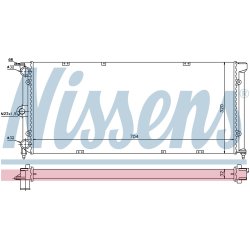 Radiator NISSENS 651911 OE Ref 321.121.251 AL NISSENS