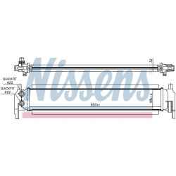 Radiator ( Water Cooled Intercooler) NISSENS 65318 OE Ref 5Q0121251EL NISSENS