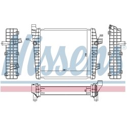 Radiator (Water Cooled Intercooler) NISSENS 65320 OE Ref 95810621200