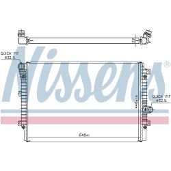 Radiator NISSENS 65336 OE Ref 5C0121251K NISSENS