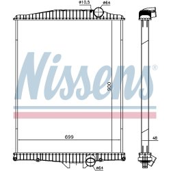 Radiator NISSENS 654630 OE Ref 1665349