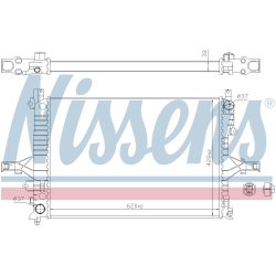 Radiator NISSENS 65557A OE Ref 860 1432 NISSENS