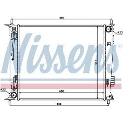 Radiator NISSENS 66730 OE Ref 253102K050 NISSENS