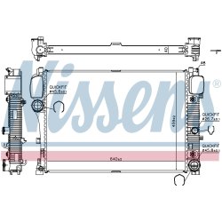 Radiator NISSENS 67107A OE Ref 2215000203 NISSENS