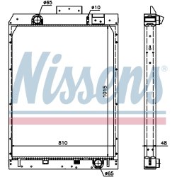 Radiator NISSENS 67165 OE Ref 6285000505