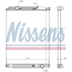 Radiator NISSENS 671650 OE Ref 6285000505