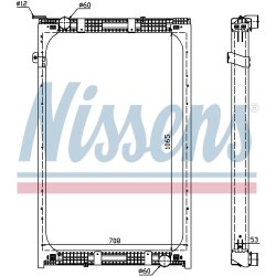 Radiator NISSENS 67171 OE Ref 002 501 06 01
