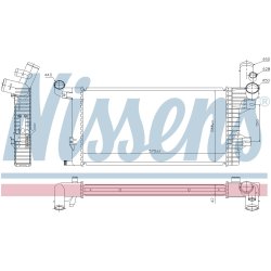 Radiator NISSENS 67172 OE Ref A9735000903