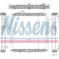 Radiator NISSENS 67175 OE Ref A9605000801